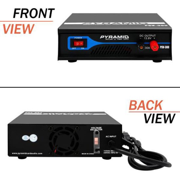 Main product image for Pyramid PSV300 Compact 30 Amp Bench Switching Power 120-560